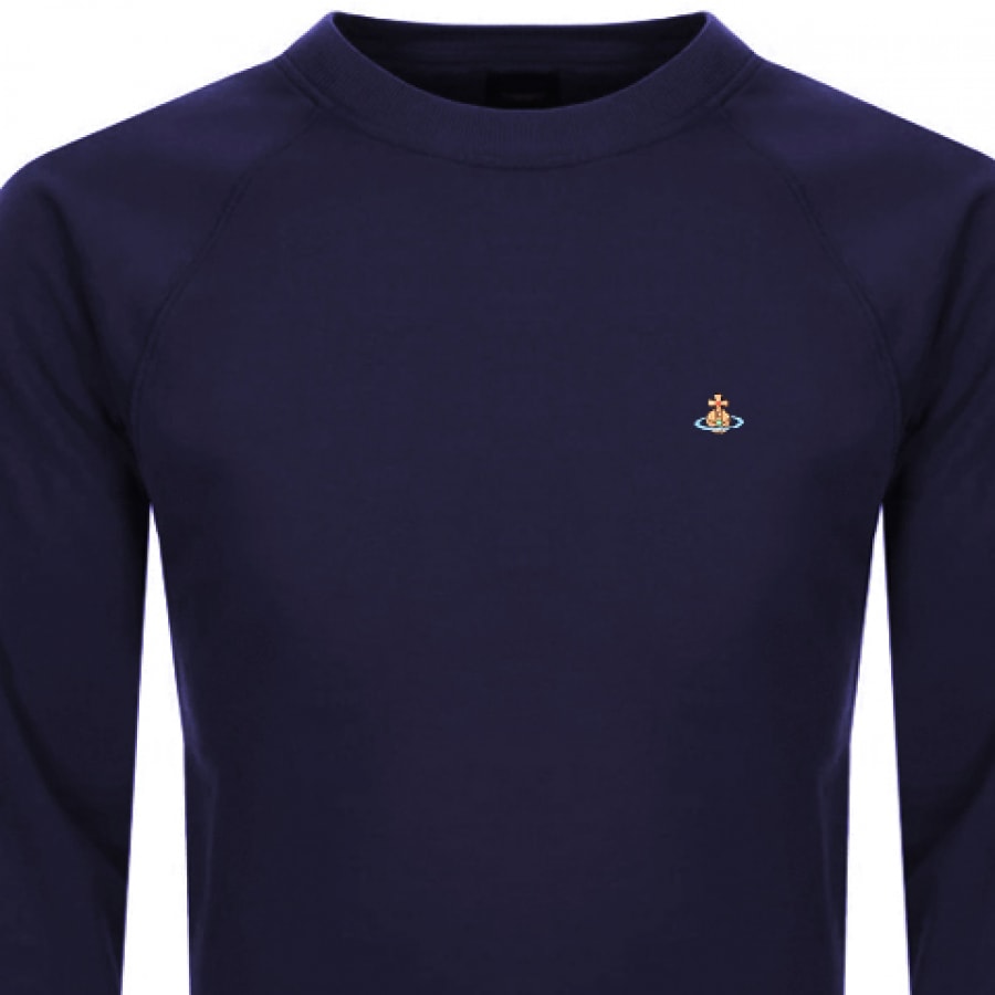 Alternative Image for ProductVivienne Westwood Raglan Crew Sweatshirt Navy2